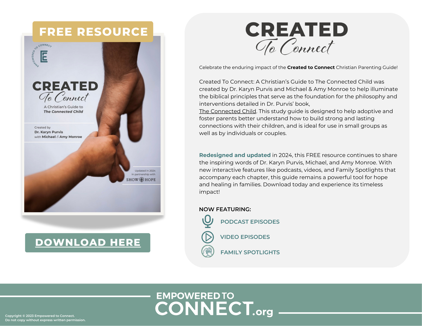 Created to Connect Study Guide | Digital Resource